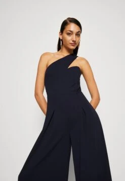 Wal G Eli One Shoulder - Jumpsuit - Navy Blue -Fashion Verkoop 00af5c94f10c410abac3525cd9331575