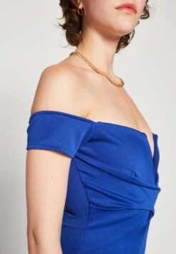 Wal G Elia Off Shoulder - Galajurk - Electric Blue -Fashion Verkoop 020bb54be96d49fa9c98e31070e3f9f7