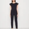Wal G Sarah Lace - Jumpsuit - Navy Blue -Fashion Verkoop 03e04805304940df86a751f100e38bc1