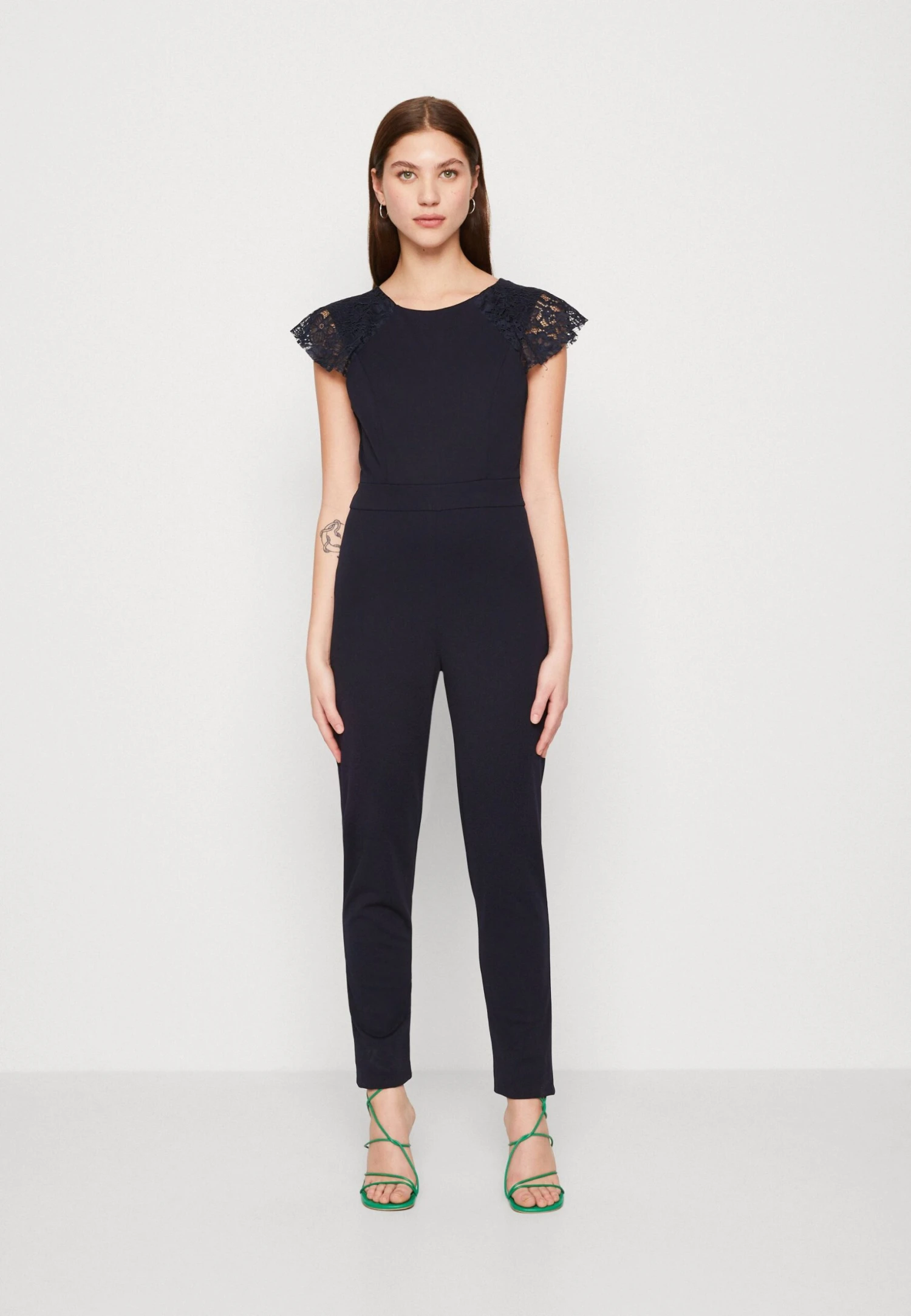 Wal G Sarah Lace - Jumpsuit - Navy Blue 3 Wal G Sarah Lace - Jumpsuit - Navy Blue