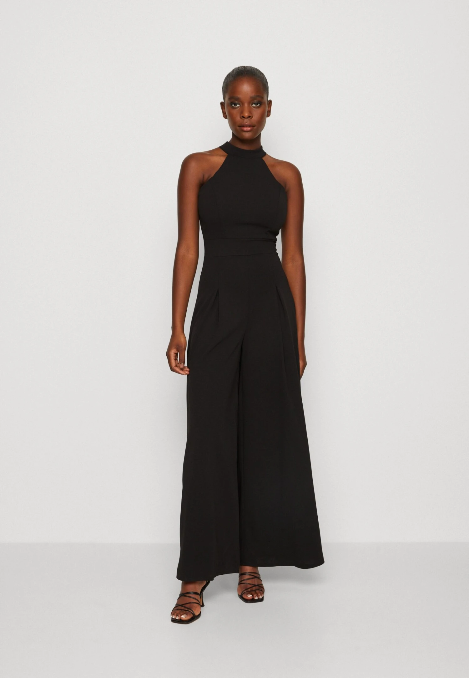 Wal G Leila Halter Neck Wide Leg - Jumpsuit - Black 3 Wal G Leila Halter Neck Wide Leg - Jumpsuit - Black