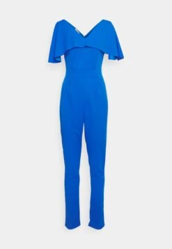Liyavi Cape Sleeve- Jumpsuit - Electric Blue -Fashion Verkoop 0668a687931e4cbf93487a02b19b6169