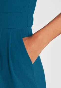 Wal G V Neck - Jumpsuit - Dark Teal Blue -Fashion Verkoop 075686b5d75e4c369e3282cd0f5c981d