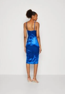 Wal G Saira Midi - Etui-Jurk - Electric Blue -Fashion Verkoop 076a922adb91456ca809db9ff64be249