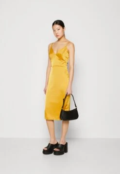 Wal G Ray Strappy Midi - Cocktailjurk - Yellow -Fashion Verkoop 0b7bf7520383431ea1e939a3a43dc43e