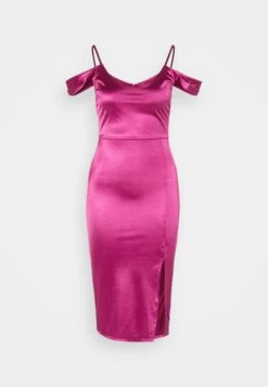 Wal G Colly Off Shoulder Dress - Cocktailjurk - Magenta -Fashion Verkoop 0bf4b1d855104091a56e09a51bb88eef