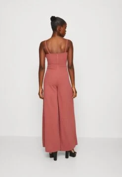 Wal G Thea Wide Leg - Jumpsuit - Dark Mauve Pink -Fashion Verkoop 0bfee3bde33245c4a1ccc0016bd15df8