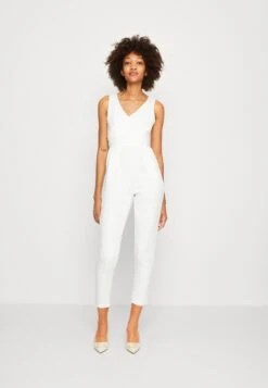 Wal G Toby V Neck - Jumpsuit - White