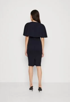 Wal G Ronny Cape Midi - Jerseyjurk - Navy Blue -Fashion Verkoop 0eabcae05c60432c9a616e8320237190