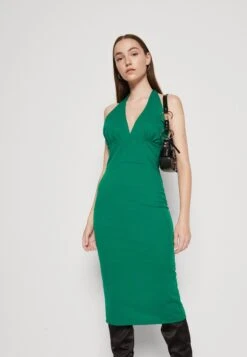 Wal G Jack Halter Neck Midi - Jerseyjurk - Leaf Green -Fashion Verkoop 12f62b6abdf84ec5ad478c9ae781afad