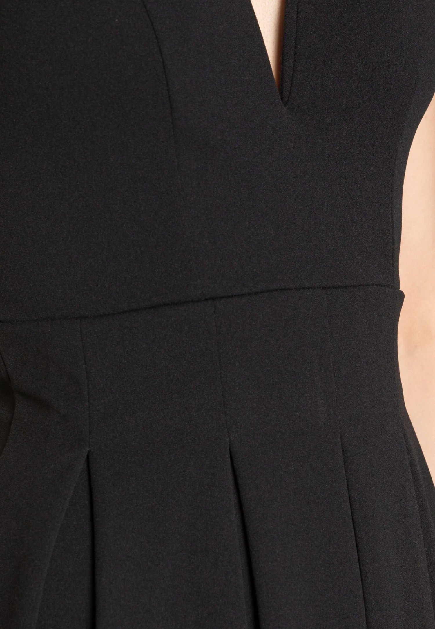 Wal G Pleated Fit And Flare - Cocktailjurk - Black 7 Wal G Pleated Fit And Flare - Cocktailjurk - Black - Afbeelding 5