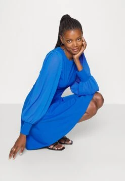 Wal G Kat Sleeve Dress - Jurk - Electric Blue -Fashion Verkoop 13e13727ea7740bea94e524c3b05cdf6