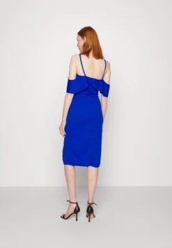 Wal G Belville Strappy Midi Dress - Cocktailjurk - Electric Blue -Fashion Verkoop 14191c1e087e4d46b5d94cb798e30c4a
