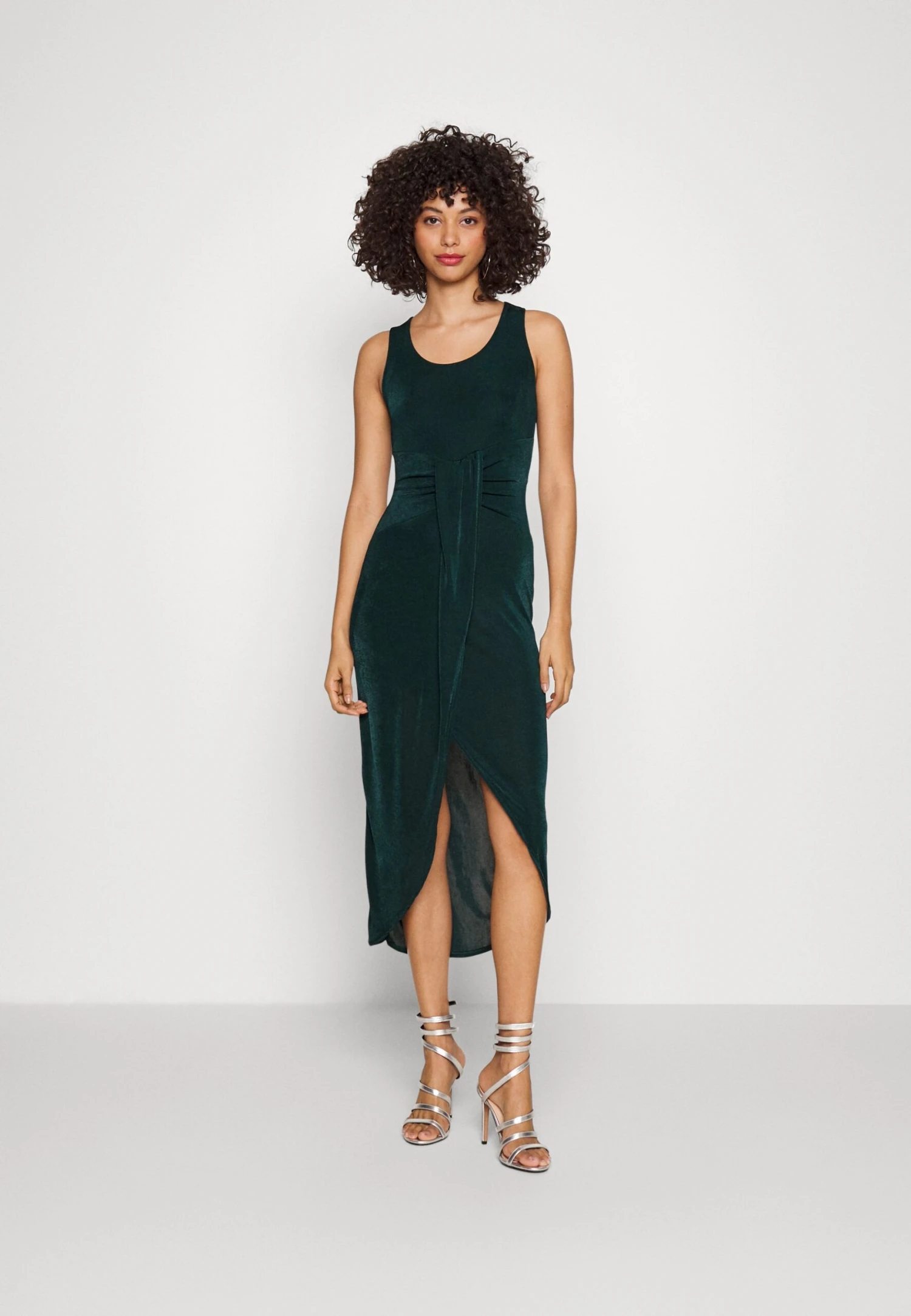 Wal G Shami Bodycon Midi - Jerseyjurk - Forest Green 3 Wal G Shami Bodycon Midi - Jerseyjurk - Forest Green
