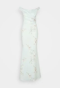 Wal G Wedding Kai V Neck Print Maxi - Galajurk - Sage Green -Fashion Verkoop 17c446b7bf314848af81e6ed919641e7