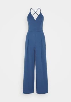 Wal G Aiden Cross Back - Jumpsuit - Denim Blue -Fashion Verkoop 18e864a384cd42c7bdb6fd08ada0ba4d