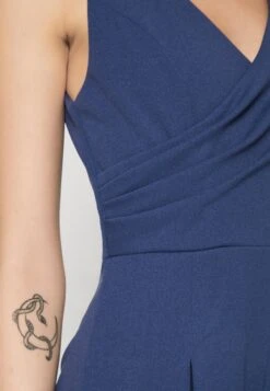 Wal G Sabrina Wide Leg - Jumpsuit - Denim Blue -Fashion Verkoop 1a6964efbb1448cfb556b570f860e7a6