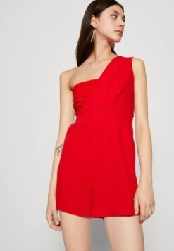 Wal G Lula One Shoulder - Jumpsuit - Red -Fashion Verkoop 1b921000c7ff4591afb5cde970f04f27