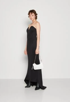 Wal G Maddy V Neck Maxi - Jerseyjurk - Black -Fashion Verkoop 1d03924b77b94ca3b705131d9b6461f2