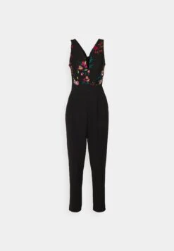 Contrast Plunge - Jumpsuit - Black -Fashion Verkoop 1e900ae158c344c2b7801296e39d3200