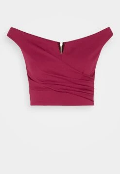 Wal G Valentines Heart Crop - Top - Magenta -Fashion Verkoop 20d42c60f33446fe9bf34ab1bf9b9735