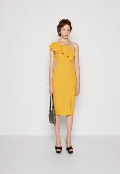 Wal G Andy Ruffle Midi - Cocktailjurk - Mango -Fashion Verkoop 225ccf846bd64f78ab214123b4982eba