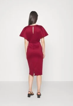 Wedding Petite Betty Wrap Midi Dress - Etui-Jurk - Wine -Fashion Verkoop 2293500d788c4a16875df28e1ea95883