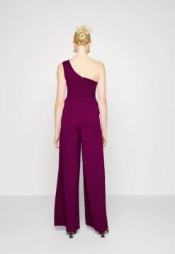 Fleur One Shoulder- Jumpsuit - Plum -Fashion Verkoop 232586a4758c4f9baa3a66ffda38ed86