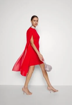 Wal G Holly Sleeve Dress - Cocktailjurk - Red -Fashion Verkoop 241b981dec204aad92315f797a3e5264