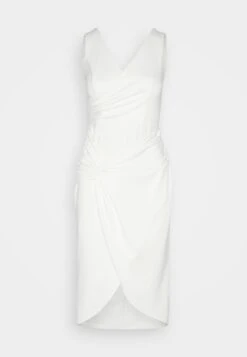 Wal G Ally Knot Midi - Cocktailjurk - White -Fashion Verkoop 24546b2496f04b13b05f4f0ec67f9fb8