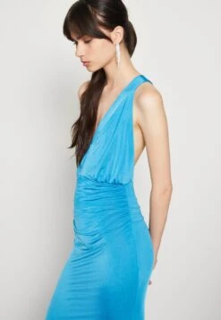 Wal G Angelina Cross Back Maxi - Jerseyjurk - Ocean Blue -Fashion Verkoop 2476cf0b9569459ab0516771155d5549