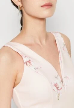 Wal G Wedding Dolly V Neck Print Maxi - Jerseyjurk - Apricot/Multi-Coloured -Fashion Verkoop 2494950045b242d7b7f24b85a7fc2164