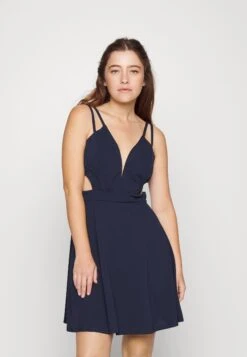 Milly Strap Skater - Cocktailjurk - Navy Blue