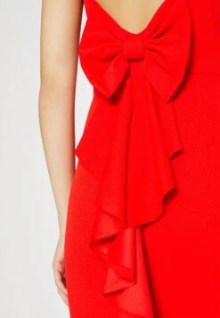 Wal G Sacha Frill Dress - Galajurk - Red -Fashion Verkoop 2a3cdc0409de4ae396f47c33a05974db