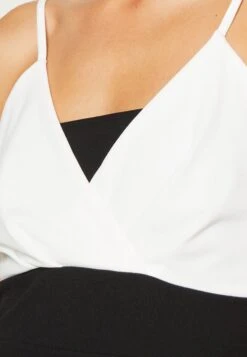 Wal G Lulu Contrast Midi - Jerseyjurk - Black/White -Fashion Verkoop 2a636f52bd96400c80b925c9b67ead1e