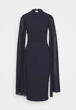 Wal G Cape Sleeve Dress - Cocktailjurk - Navy Blue -Fashion Verkoop 2b2b10faa2004a7a84eb92086ead112a
