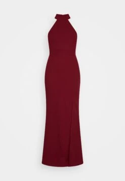 Wal G Sara Halter Neck Maxi Dress - Galajurk - Berry Wine -Fashion Verkoop 2bdfec39dd3c4020bb0eca2911898cf5