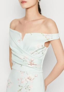 Wal G Wedding Kai V Neck Print Maxi - Galajurk - Sage Green -Fashion Verkoop 2def809060d64c89a4da0f50e8cefb7a