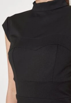Bambinaroll Neck Midi Dress - Jerseyjurk - Black -Fashion Verkoop 315bdfdd08c44855b8a5cbe3f3e65d26