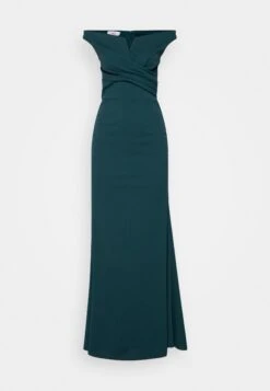 Wal G Kia Off The Shoulder Maxi Dress - Galajurk - Forest Green -Fashion Verkoop 320d18d11cd240e6bf792893b715adbe