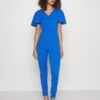 Liyavi Cape Sleeve- Jumpsuit - Electric Blue -Fashion Verkoop 3310d2719c2b48e998a2a65ea921e2a7