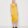 Wal G Ray Strappy Midi - Cocktailjurk - Yellow -Fashion Verkoop 37c7d85c8aba48fa8a4b85a491039442