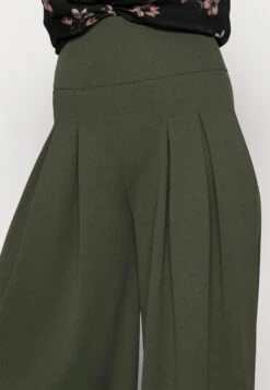 Venisa Wide Leg Trouser - Broek - Dark Khaki 11 Venisa Wide Leg Trouser - Broek - Dark Khaki -Fashion Verkoop 3a96173a63ae40bc949c932b0bba73f2