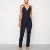 Wal G Nikita Cut Out - Jumpsuit - Navy Blue -Fashion Verkoop 3d2ca75a0dcd4575967a88f0b8783a13