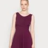 Wal G Jaqueline Skater Dress - Cocktailjurk - Plum -Fashion Verkoop 3ddfa635896742dabc2145e6aa5ee4d3