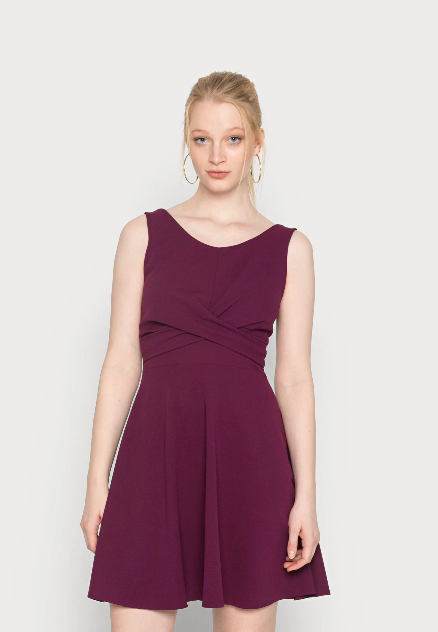 Wal G Jaqueline Skater Dress - Cocktailjurk - Plum 3 Wal G Jaqueline Skater Dress - Cocktailjurk - Plum