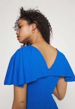 Liyavi Cape Sleeve- Jumpsuit - Electric Blue -Fashion Verkoop 3e52006f3fb846fead80ba04bac05c21