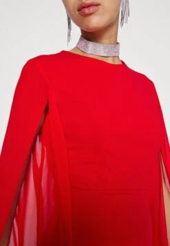 Wal G Holly Sleeve Dress - Cocktailjurk - Red -Fashion Verkoop 3f1870691c4240beb6e3dbd78ce60863