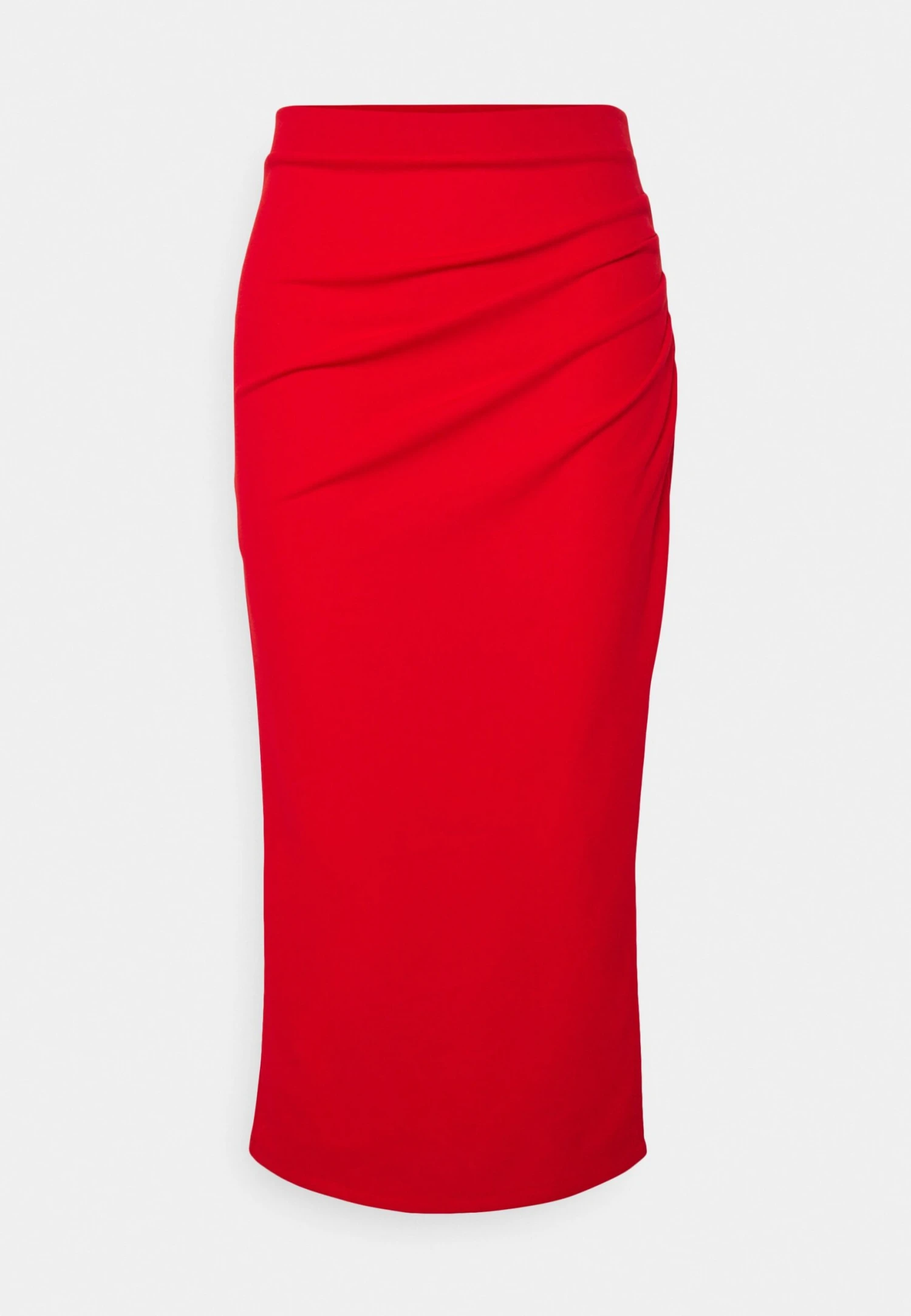 Wal G Reilly Rouched Midi Skirt - Kokerrok - Red 7 Wal G Reilly Rouched Midi Skirt - Kokerrok - Red - Afbeelding 5