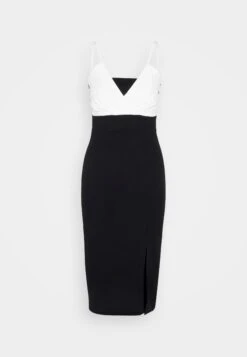 Wal G Lulu Contrast Midi - Jerseyjurk - Black/White -Fashion Verkoop 418d38033be54fb1934177d12bd32348